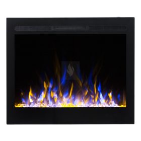   MAJOR 77 PRO fekete Beépíthető elektromos kandalló, falra is szerelehető