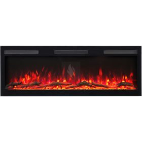   MAJOR PRO 153 fekete Beépíthető elektromos kandalló, falra is szerelehető