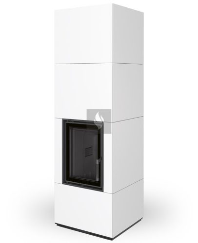 Romotop NORDAC hőtárolós Kerámia Design kandalló fekete béléssel - Ódivatú kék