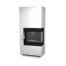   Firetechnic Pantech 60 BCG R Mobil 1+2 Design-Kaminöfen, rechts, Weiß