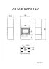 Firetechnic Pantech 60 B Mobil 1+2 fehér design kandalló