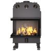 SAVEN Energy 75х50х47L (15,1kW) ECO balos légfűtéses kandallóbetét fekete béléssel