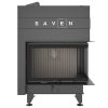 SAVEN Energy Up 75×50×47R (15,1 kW) ECO jobbos légfűtéses kandallóbetét fekete béléssel