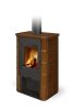 Romotop SIENA N 02 kályhacsempe burkolatú Kandallókályha - Matt elefántcsont