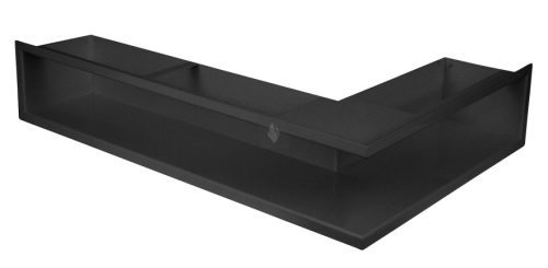 HITZE Slim 12 szellőzőrács 12x60x40L fekete