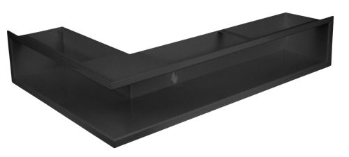 HITZE Slim 12 szellőzőrács 12x60x40R fekete