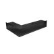 HITZE Slim 12 szellőzőrács 12x60x40R fekete