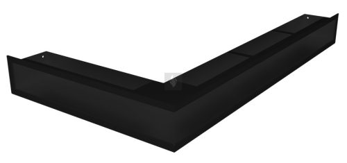 HITZE Slim 12 szellőzőrács 12x80x45L fekete