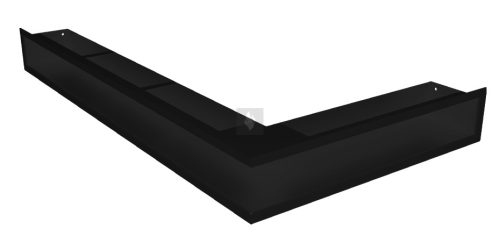 HITZE Slim 12 szellőzőrács 12x80x45R fekete