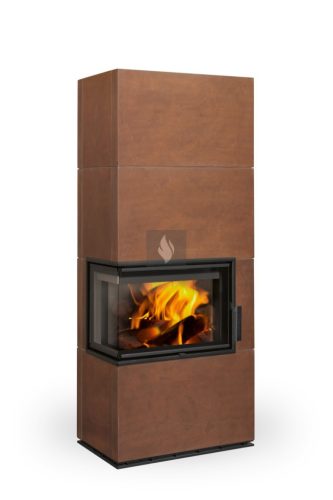 Romotop SOLID L 10 Kerámia Design kandalló - bővíthető hőtárolóval - Betonszürke
