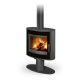 Romotop STROMBOLI G T dekorüveg ajtós lemez forgatható Kandallókályha