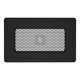 SAVEN klasszikus szellőzőrács 11×17cm fekete