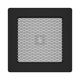 SAVEN klasszikus szellőzőrács 17×17cm fekete