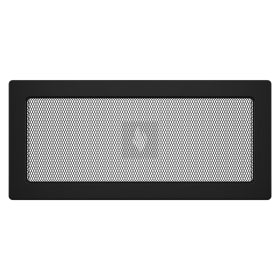 SAVEN klasszikus szellőzőrács 17×37cm fekete