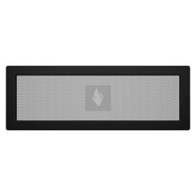 SAVEN klasszikus szellőzőrács 17×49cm fekete