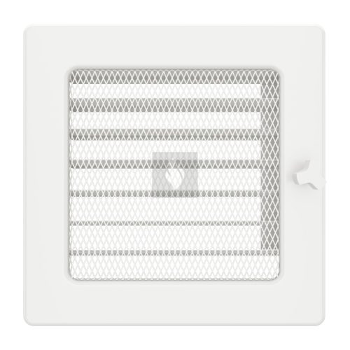 SAVEN klasszikus szellőzőrács 17×17cm, fehér, zsalus 