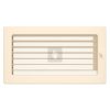SAVEN klasszikus szellőzőrács 17×30cm krém, zsalus 