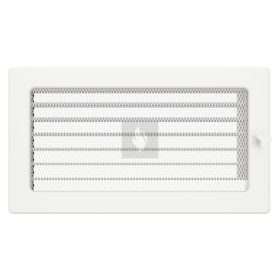 SAVEN klasszikus szellőzőrács 17×30cm, fehér, zsalus 