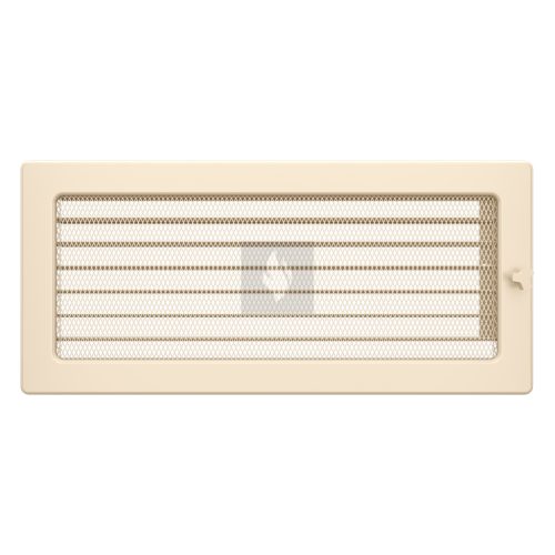 SAVEN klasszikus szellőzőrács 17×37cm krém, zsalus 