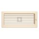 SAVEN klasszikus szellőzőrács 17×37cm krém, zsalus 