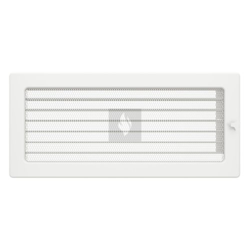 SAVEN klasszikus szellőzőrács 17×37cm, fehér, zsalus 