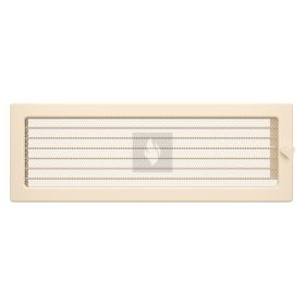 SAVEN klasszikus szellőzőrács 17×49cm krém, zsalus 