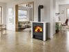 Romotop TELDE kerámia Vízteres kandallókályha - Acél