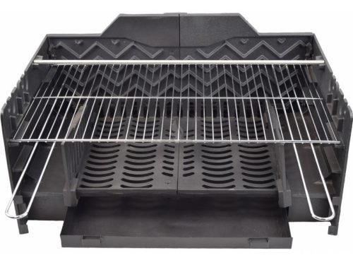 Beépíthető öntöttvas kerti grill