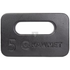 KAWMET ruck plate súlylap 5 kg