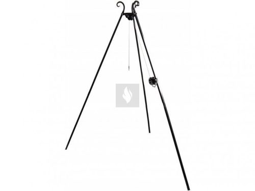 Háromlábas tűzállvány csörlővel