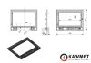 KAWMET kandallóajtó W3-W4 700x540 mm