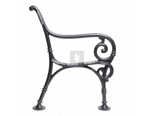 Klasszikus bécsi pad – bal oldali öntöttvas láb (1db)