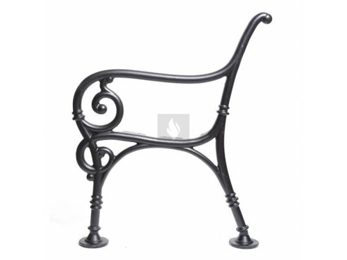 Klasszikus bécsi pad – jobb oldali öntöttvas láb (1db)