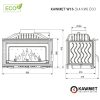 KAWMET W16 (9.4 kW) ECO  öntvény kandallóbetét