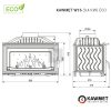 KAWMET W16 (9,4 kW) ECO öntvény kandallóbetét