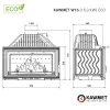 KAWMET W16 (16,3 kW) ECO öntvény kandallóbetét