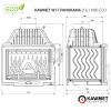 KAWMET W17 Panorama (16,1 kW) ECO öntvény kandallóbetét