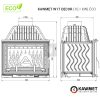 KAWMET W17 Decor (16,1 kW) ECO öntvény kandallóbetét