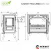 KAWMET Premium EOS S13 ECO öntvény kandallókályha