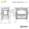 KAWMET Premium EOS S13 ECO öntvény kandallókályha