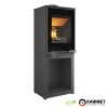Kawmet HARITA S15i L-BOX Decor ECO dekor üveges fatárolós kandallókályha, öntvény béléssel