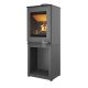 Kawmet HARITA S15i L-BOX ECO fatárolós kandallókályha, öntvény béléssel