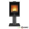 Kawmet HARITA S15v Decor ECO dekor üveges lábon álló kandallókályha