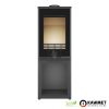 Kawmet VENUS S16 L-BOX Decor ECO dekor üveges fatárolós kandallókályha