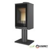 Kawmet VENUS S16 Decor ECO dekor üveges lábon álló kandallókályha