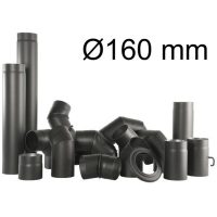 Ø160 mm füstcsövek és idomok