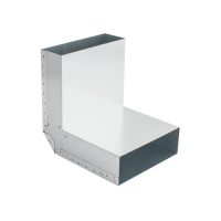 Téglalap csatorna könyök