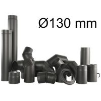 Ø130 mm füstcsövek és idomok