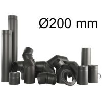 Ø200 mm füstcsövek és idomok